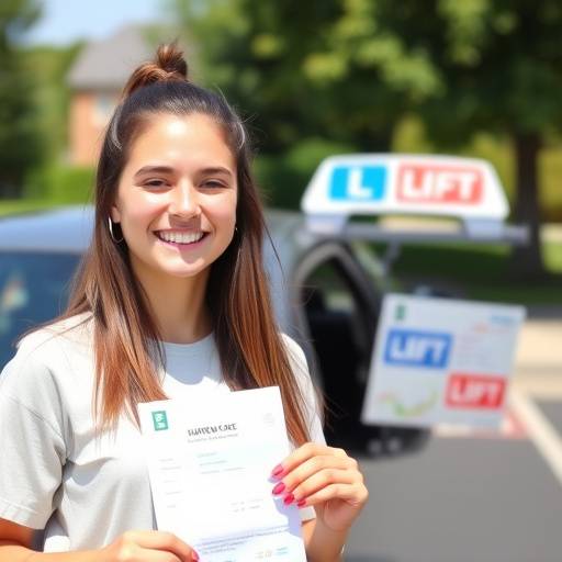 Happy Student Passed Driving Test