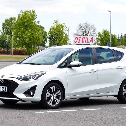 Modern Driving School Car